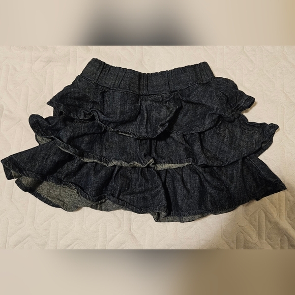 Ruffle Butts Ruffled Denim Bow Skirt - Picture 4 of 4